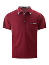 Lapel Button Pocket Simple and Loose Casual Comfortable Breathable Sweat Wicking POLO