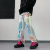 Y2K Baggy Jeans Men's Wide-Leg Cargo Denim Pants