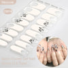 Gradient Auroras Semi Cured Gel Nail Strips Sparkly Shinning DIY Gel Polish