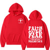 Faith Over Fear Christian Hoodie Bible Verse