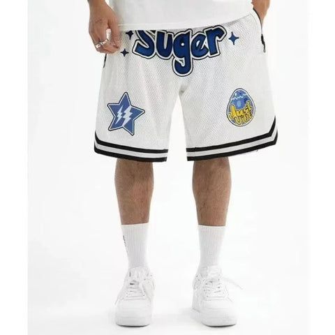 Y2K American Hip-Hop Basketball Shorts Men's Casual Streetwear