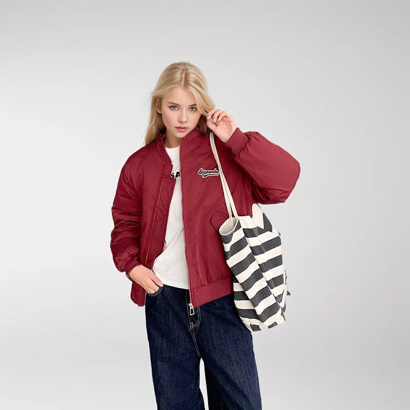 2024 Winter Women's Bomber Thicken Coats