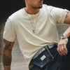 Soft and Breathable Maden Cotton Men's Henry T-Shirts for Summer Comfort