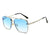 Sophisticated Style Square Rimless Sunglasses Elevate Your Look
