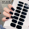 UV Semi-Cured Gel Nail Wraps Stickers Strips French Long Lasting