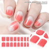UV Semi-Cured Gel Nail Wraps Stickers Strips French Long Lasting