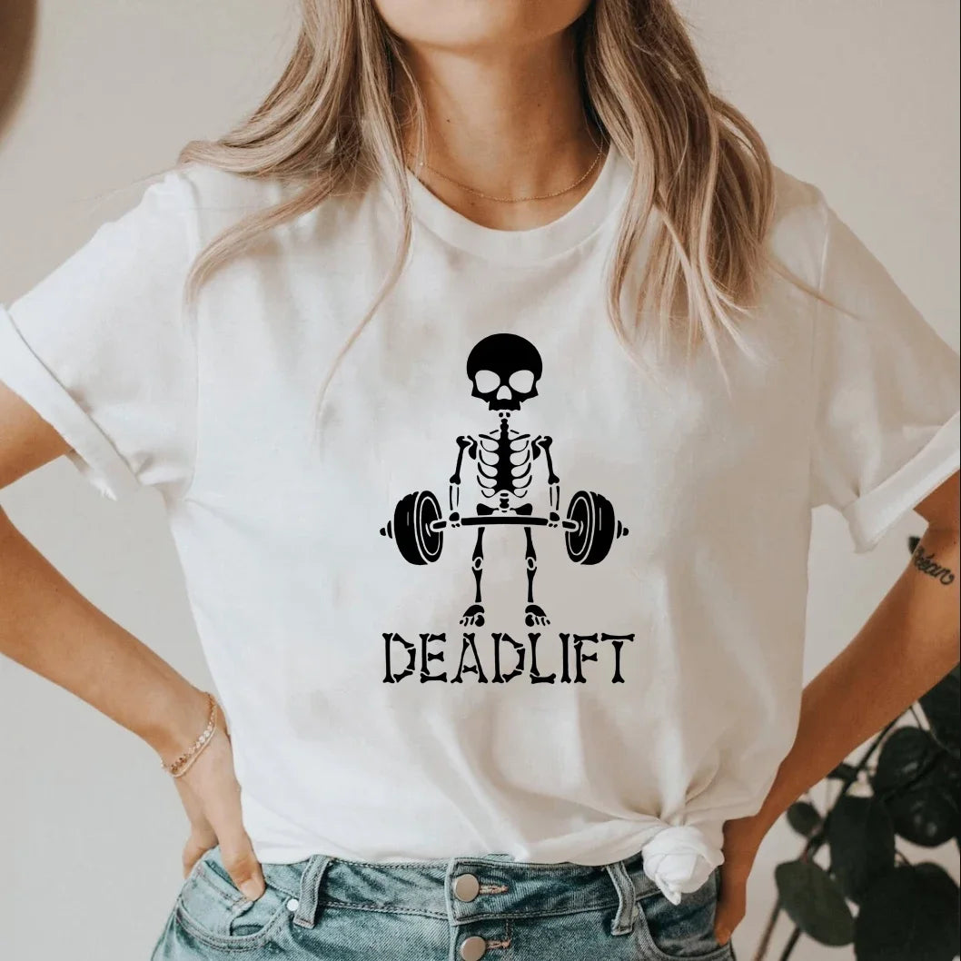 Deadlift Skeleton Women T-Shirt