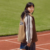 2023 Lamb Fur Jacket Loose Fit Letter Style