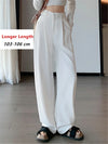 High Waist Suit Wide Leg Women's Pants