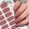 UV Semi-Cured Gel Nail Wraps Stickers Strips French Long Lasting