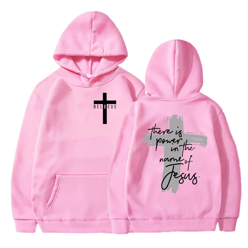 Christian Faith Hoodie Power in the Name of Jesus