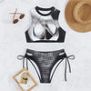 Fashion Summer Printed Swimsuit Polka Dot