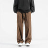 American Retro Corduroy Casual Pants Men Drawstring Loose