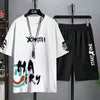 Set for Men T shirt Men's Summer Leisure Suit Trend Printing Short Sleeve T-shirt