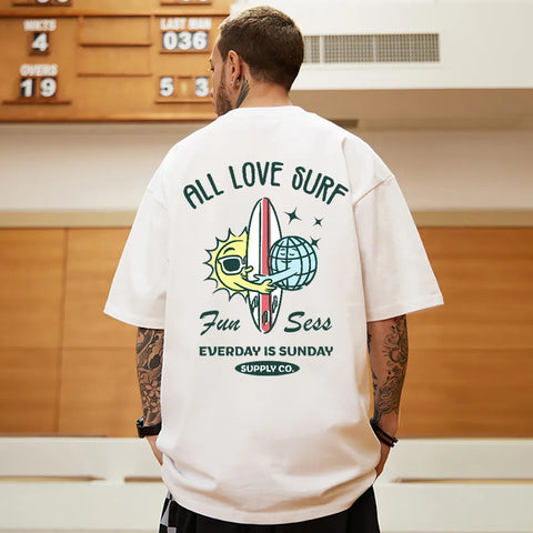 Men's All Love Surf Everyday Is Sunday T-Shirt