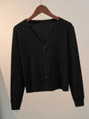 Knitted Cardigan Jacket 2024 Autumn Winter V-neck
