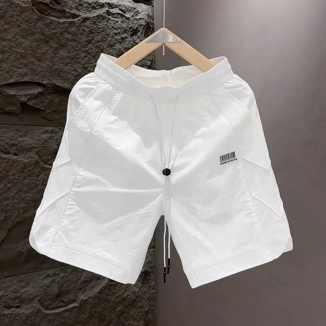 2024 Summer Men's Trendy Embroidered Shorts Men's Casual