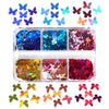Red Valentines Day Nail Glitter Love Heart Sequins Powder For Art