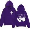 Child of God Print Hoodie Jesus Christian Funny in Hip Hop Streetwear