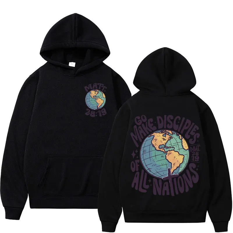 Go Make Disciples Christian Streetwear Hoodies