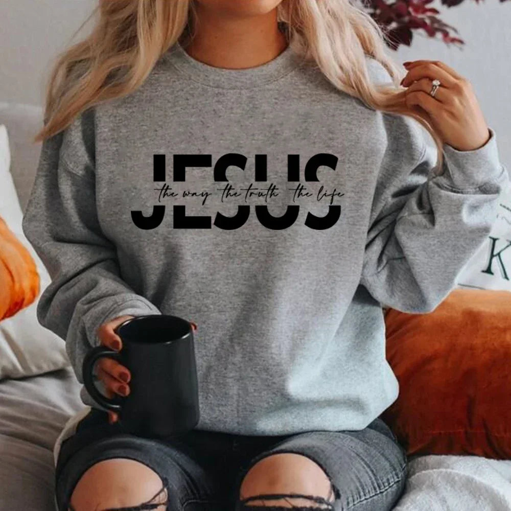 Jesus Way Truth Life Christian Sweatshirt Gift