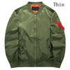 Pilot Bomber Jacket Men's Autumn Winter Thickened