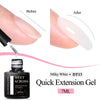 7ML Pink Glitter Quick Extension Gel Nail Polish Gold Foils