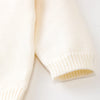 2024 Autumn Baby Bodysuit Cute Knit Mint leaf Collar Long Sleeve Bodysuit