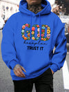 God Trust It Prints Men Fashion Casual Hoodies