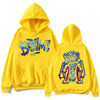 Hot Anime Arcane Jinx Graffiti Hoodie Harajuku Hip Hop Pullover