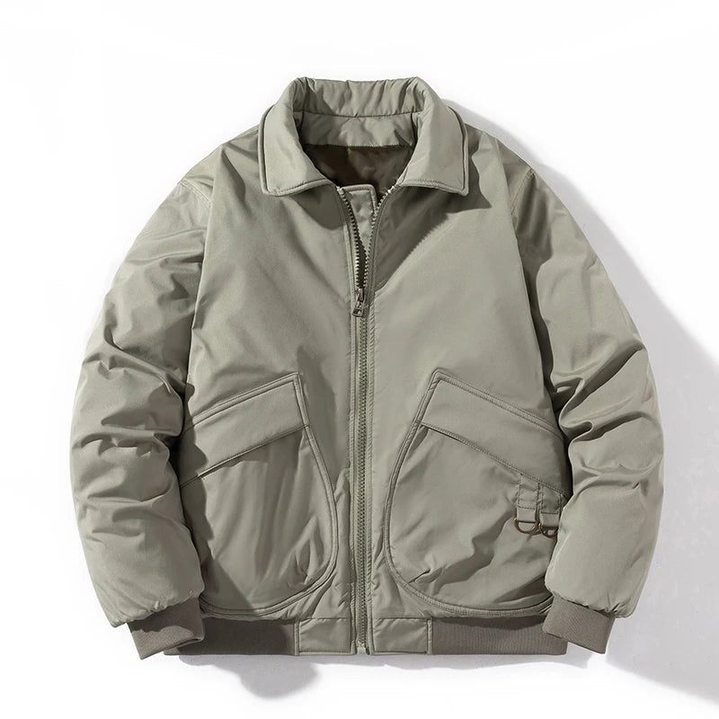 Vintage Military Style Bomber Jacket