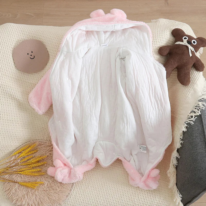 Autumn and Winter New Baby Plush Climbing Clothes