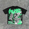 God Loves World Graphic Oversized Y2K Cotton T-Shirt