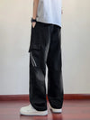 Men's Jeans Flap Pockets Lightweight Denim Cargo Pants Baggy Jeans