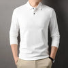 Casual Business Long Sleeved Polo Shirt men