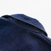 Y2K Denim Blue Women Shirt Double Pockets Cropped Blouse Elegant