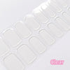 UV Semi-Cured Gel Nail Wraps Stickers Strips French Long Lasting