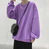 Sweatshirts Casual Fit Hong Kong Style Couple Matching