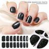 UV Semi-Cured Gel Nail Wraps Stickers Strips French Long Lasting