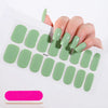 UV Semi-Cured Gel Nail Wraps Stickers Strips French Long Lasting