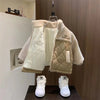 Boys Jacket 2024 Autumn And Winter Thick Jacket