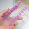 UV Semi-Cured Gel Nail Wraps Stickers Strips French Long Lasting