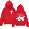 Child of God Print Hoodie Jesus Christian Funny in Hip Hop Streetwear