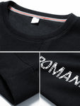 Brand New Black Brown Oversized Sweatshirts Men Streetwear Crewneck