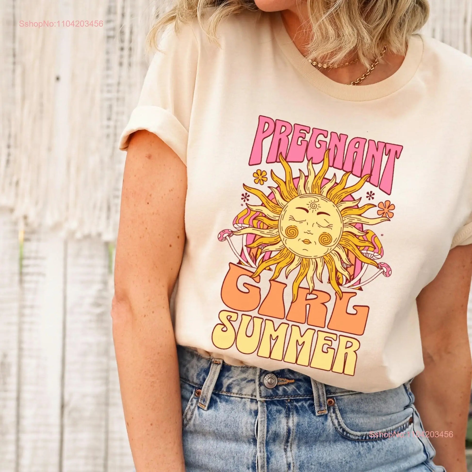 Floral Pregnancy Tee New Mom Gift Mother's Day