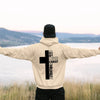 Jesus Cross Christian Back Print Hoodie