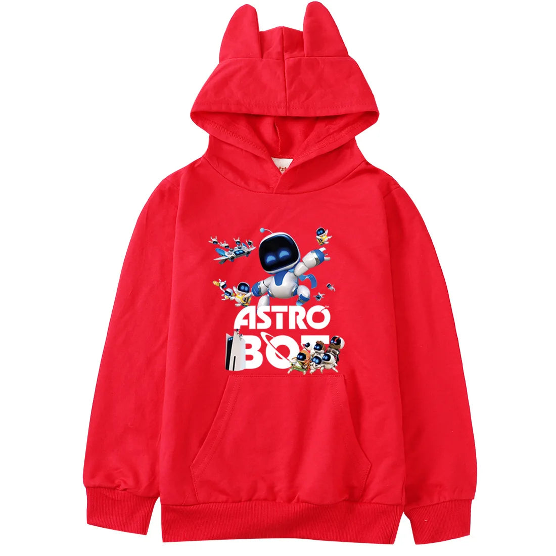 Game ASTRO BOT Hoodie Kids Comic Graphic Sweatshirts