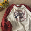 Retro mens long T Shirt Raglan Shoulder loose top Oversize Hip Hop Y2K