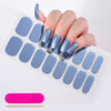 UV Semi-Cured Gel Nail Wraps Stickers Strips French Long Lasting