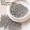0.4mm-1.5mm Nail Art Beads Steel Ball Metal Micro Caviars Alloy
